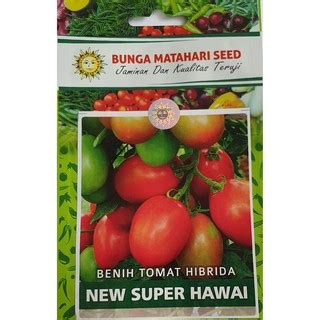 Jual Benih Tomat Hibrida New Superhawai F1 Cap Bunga Matahari 50