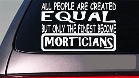 Morticians All People Equal Sticker E Hearse Etsy