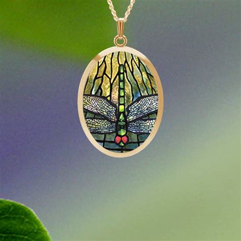 Tiffany Dragonfly Small Pendant – Lovell Designs Jewelry in Maine