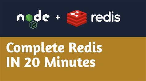 Complete Redis In Node Js Redis Crash Course Redis Commander