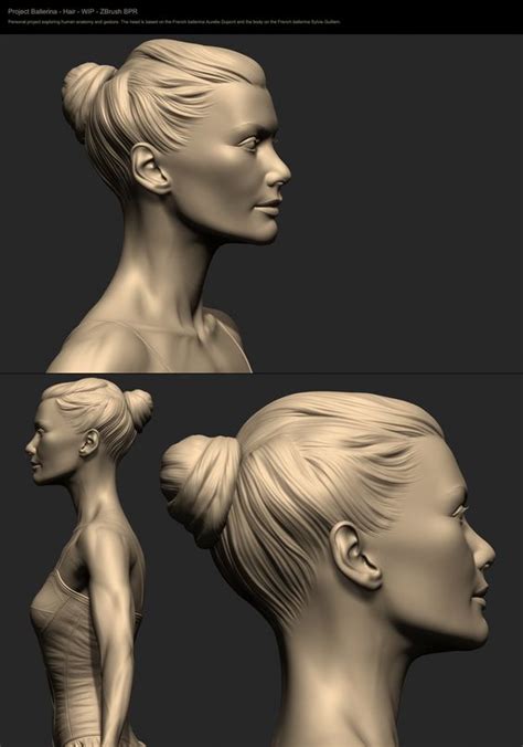 10 Top Tips For Sculpted Hair In Zbrush Sculpting Zbrush Sculpting Images