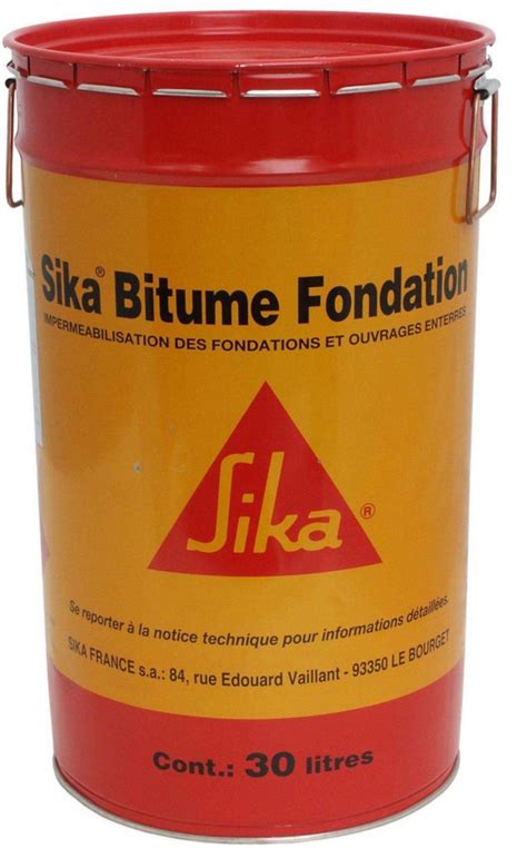 Enduit dimperméabilisation des fondations et ouvrages enterres Sika