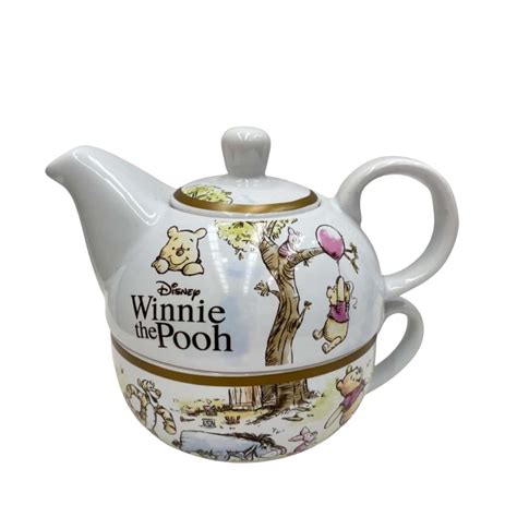 Winnie The Pooh Teapot And Cup Tea Set For One Disney Bear S