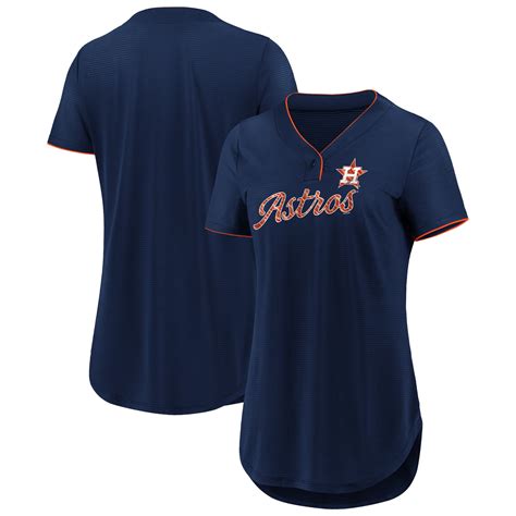 Houston Astros Fanatics Branded Womens Diva Jersey V Neck T Shirt