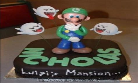 Luigi Birthday Cake Mario Brothers Birthday Party Super Mario