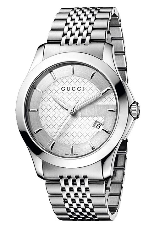 Gucci G Timeless Stainless Steel Bracelet Watch 38mm Nordstrom