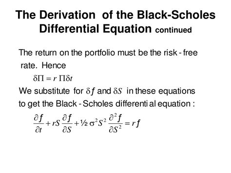 Ppt The Black Scholes Model Powerpoint Presentation Free Download