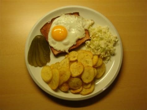 Leberk Se Mit Bratkartoffeln Und Kohlsalat Rezept Kochbar De