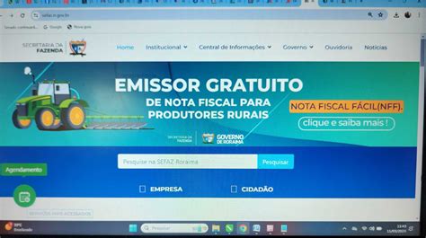 Sefaz Roraima Nota Fiscal F Cil Produtores Rurais De Roraima J