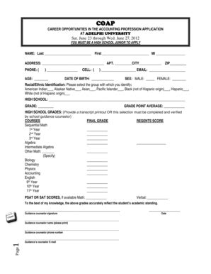 Fillable Online Nysscpa AT ADELPHI UNIVERSITY Nysscpa Fax Email Print