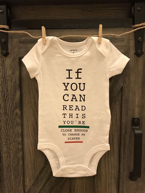 Cute Baby Clothes Funny Baby Bodysuit If You Can Read This Etsy