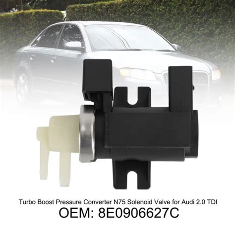 TURBO BOOST PRESSURE Converter N75 Solenoid Valve For Audi 2 0 TDI