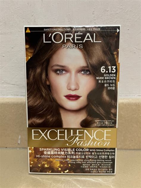 Loreal Paris Excellence Fashion Colour Golden Nude Brown 6 13 Hair Dye