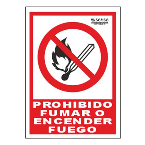 Hs 005 Señal De Prohibido Fumar O Encender Fuego Tinta Y Vinilo