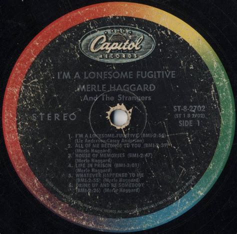 Merle Haggard And The Strangers Im A Lonesome Fugitive 1967 Vinyl