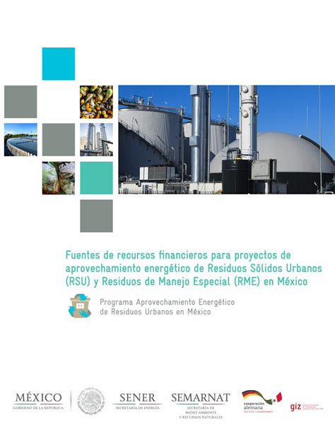 PDF Fuentes de recursos ﬁnancieros para proyectos de aprovechamiento