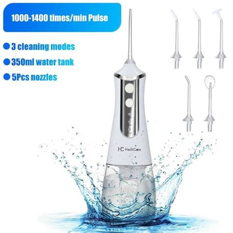 Blanc Irrigateur Buccal Jet Dentaire Jet Eau Cure Dents Portable