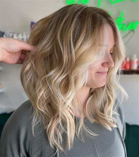 Blonde Balayage Beautiful Contrast Rise Hair Studio