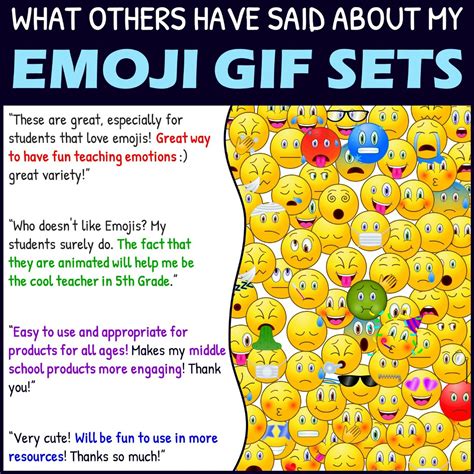 Animated GIF Emoji Clipart Set 6 | Made By Teachers