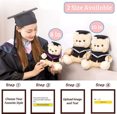 Oso De Graduaci N Regalos De Graduaci N Personalizados Con Texto