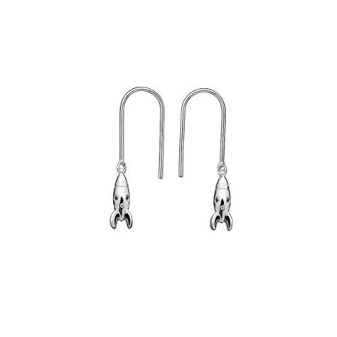 Karen Walker Stg Mini Rocket Cz Earrings Westende Jewellers