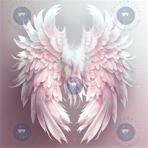 Pink Angel Wings Digital Backdrops, Maternity Backdrop Overlays, Studio ...