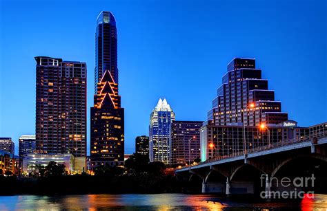 Austin Texas Skyline Photograph By Denis Tangney Jr Pixels