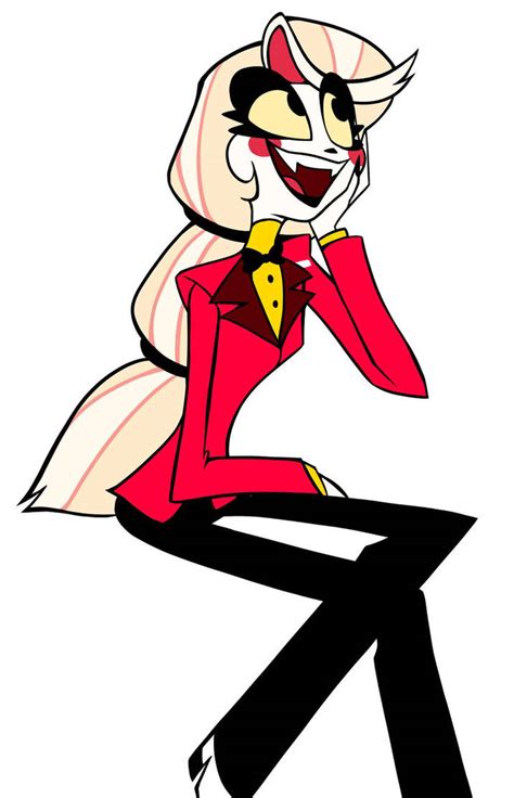 Edit/redesign of Charlie from Hazbin Hotel by Wozziey on DeviantArt