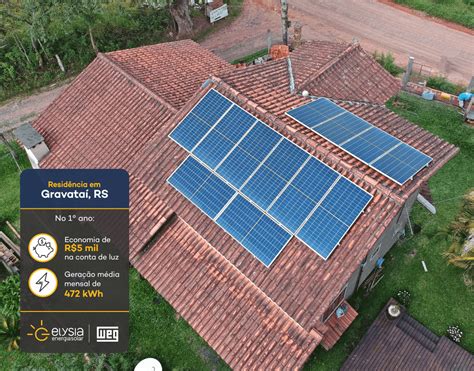 Conheça O Sistema Fotovoltaico De Uma Residência De Gravataí