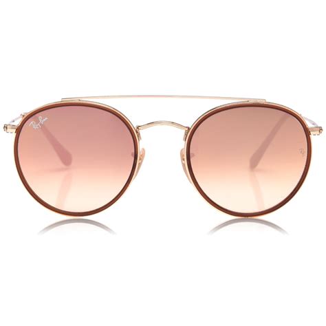 RAY-BAN | Round Double Bridge Sunglasses | Women | Round Sunglasses ...