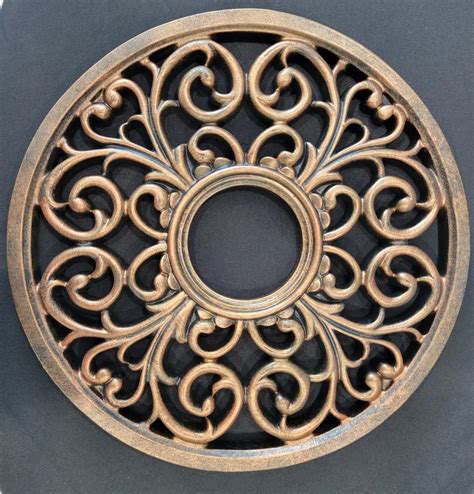 Dark Bronze Ceiling Medallion Shelly Lighting