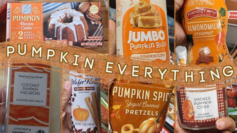 Aldi Fall Products 2021 Every Pumpkin Product Haul And Taste Test