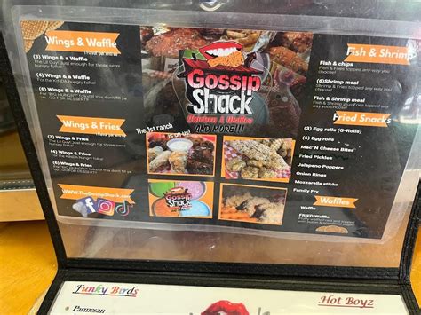 Menu at Gossip Shack GRAND AVE restaurant, Pflugerville