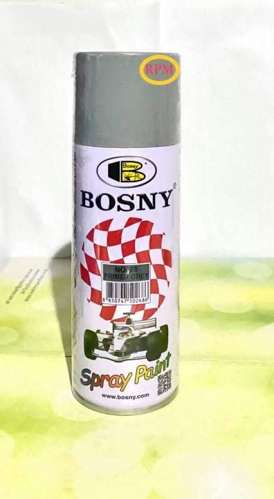 Bosny Spray Paint Primer Gray No Lazada Ph