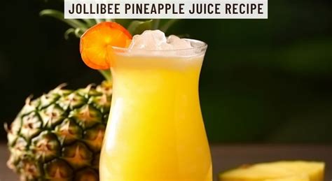 Jollibee Pineapple Juice Recipe Video Easy Kitchen Guide