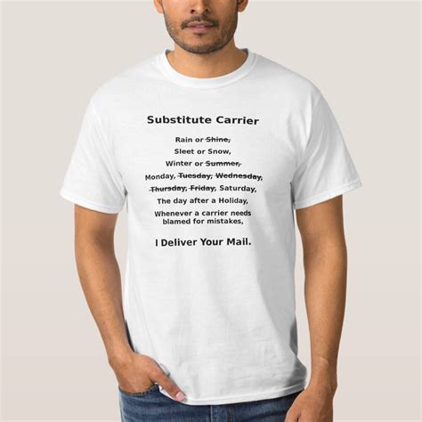 Funny Mail Carrier Shirt Zazzle