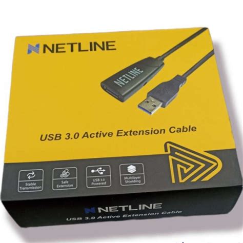 Promo Kabel Usb 3 0 Extension Aktif 20 Meter Netline Kabel Perpanjangan