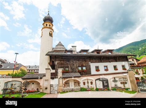 The Bell Tower Of The Church Of San Michele From The Graveyard Of The