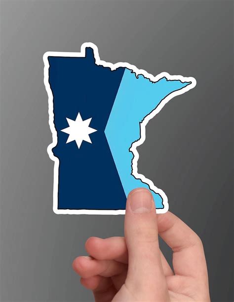 New Minnesota State Flag Sticker Show Your State Pride With This