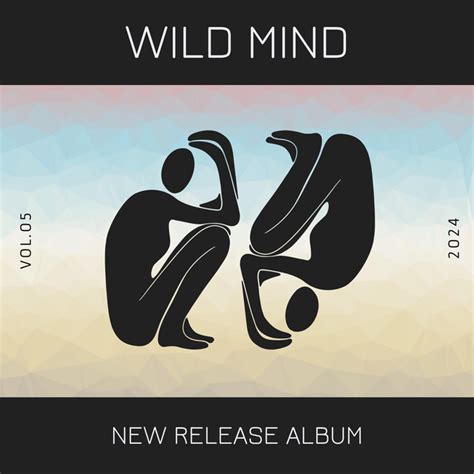 Wild Mind Music Album Cover With People Silhouettes Online Album Cover Template Vistacreate