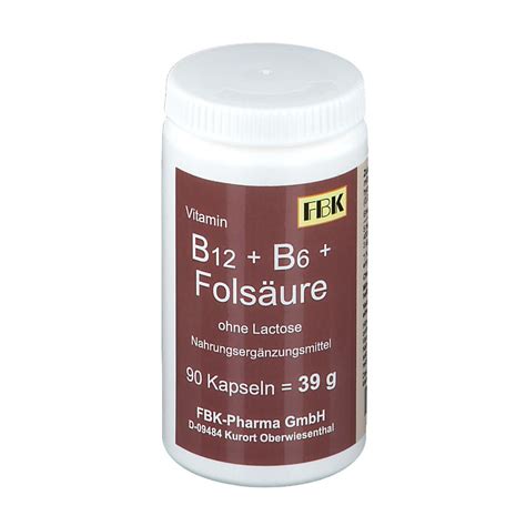 Vitamin B12 B6 Folsäure ohne Lactose 90 St shop apotheke at