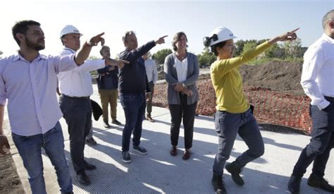 Cascallares Fabiani Y Larivera Recorrieron Las Obras En El Parque Don