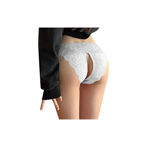 Adxfworu Mutandine Da Donna In Pizzo Sexy Perizoma A Vita Bassa In Cotone Con Ritaglio Bikini In