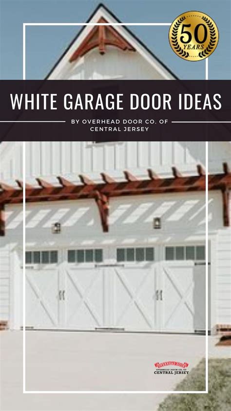 White Garage Door Ideas | Curb Appeal | Garage doors, White garage ...