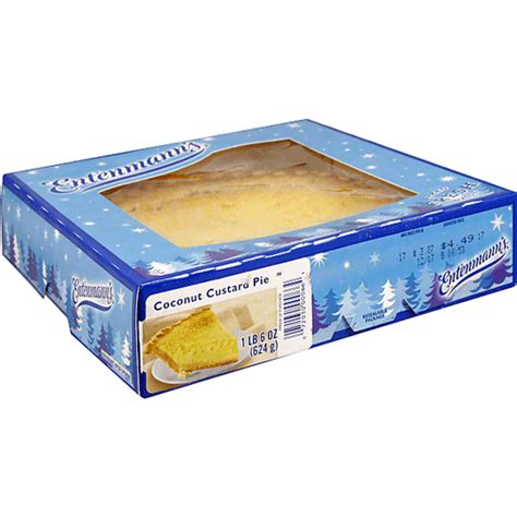 Entenmann's Holiday Coconut Custard Pie 22 Oz Box | Packaged Sweets & Desserts | Chief Markets