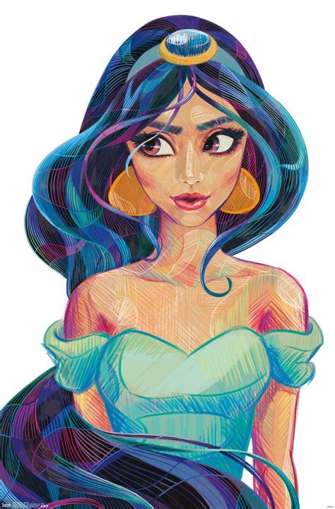 Trends International Disney Princess Jasmine Stylized Wall Poster