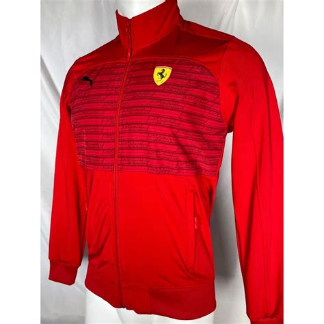 Vtg Scuderia Ferrari X Puma Red Racing Jacket Men S S Gem