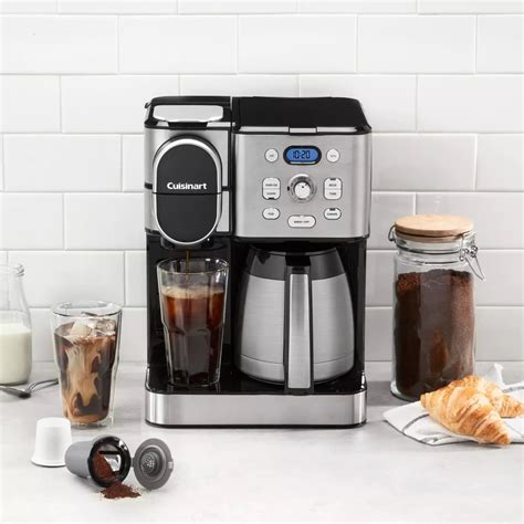 Cuisinart Coffee Center 10 Cup Thermal Coffeemaker Single Serve