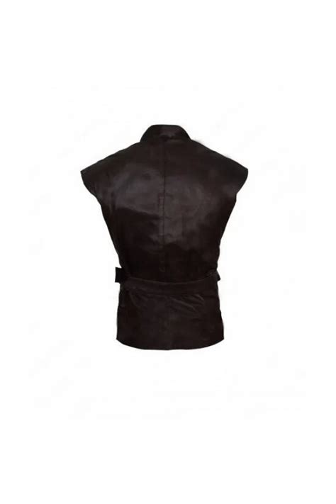 Galavant Joshua Sasse Brown Leather Vest