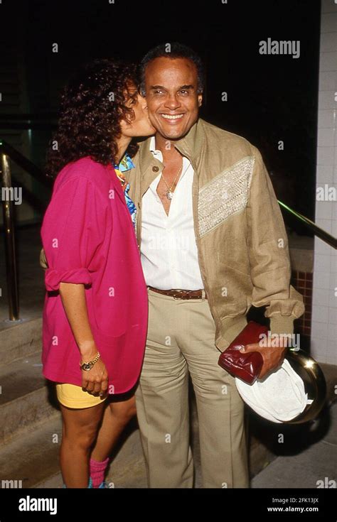 Shari Belafonte Harper and Harry Belafonte June 27, 1987 Credit: Ralph ...